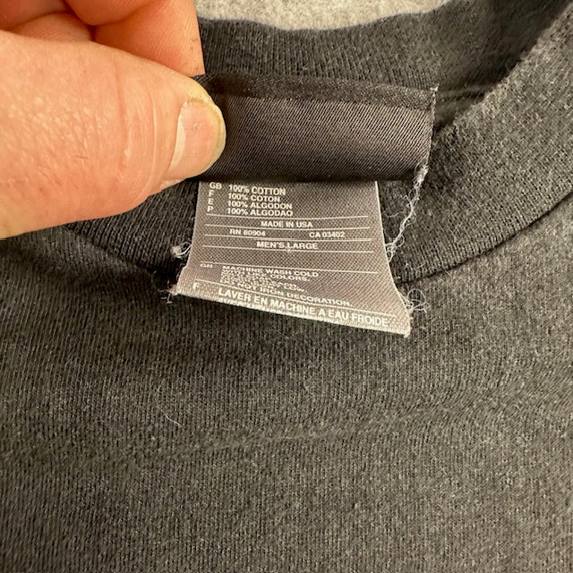 1996 Vintage Harley-Davidson "Bar & Shield Collegiate Logo" tee - Size L