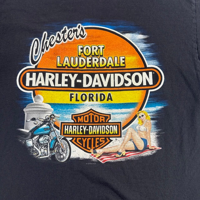 2014 Harley Davidson "Good Guys Wear Black" tee - Size L