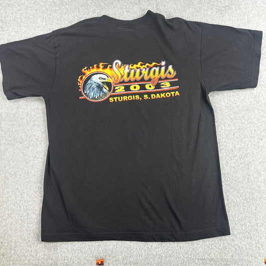 2003 Sturgis "Feel the Wind" tee - Size L