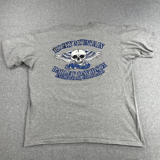 1995 Vintage Harley Davidson "Ride American" tee - READ DESC.