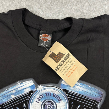 1995 Vintage Harley-Davidson “Feel the Thunder” Tee – Size XL