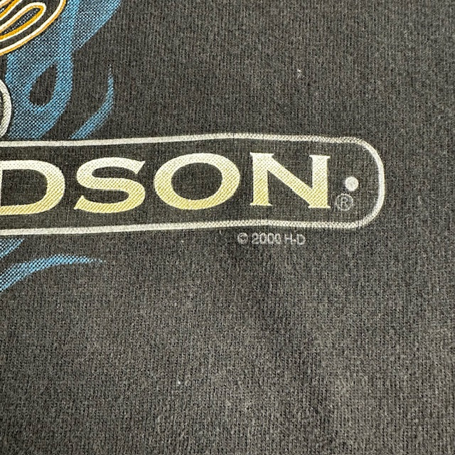 2000 Vintage Harley-Davidson “Twin Cam Engine Flames” Tee – Size L
