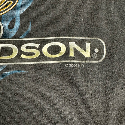 2000 Vintage Harley-Davidson “Twin Cam Engine Flames” Tee – Size L