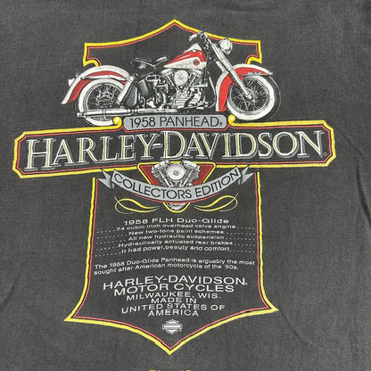 90's Vintage Harley-Davidson “1958 Panhead Collectors Edition/Dudley Perkins back” Tee – Size L