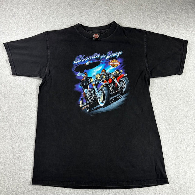 1999 Vintage Harley-Davidson “Shootin' the Breeze” Tee – Size L