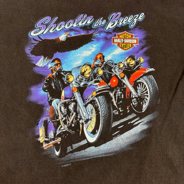 1999 Vintage Harley-Davidson “Shootin' the Breeze” Tee – Size L