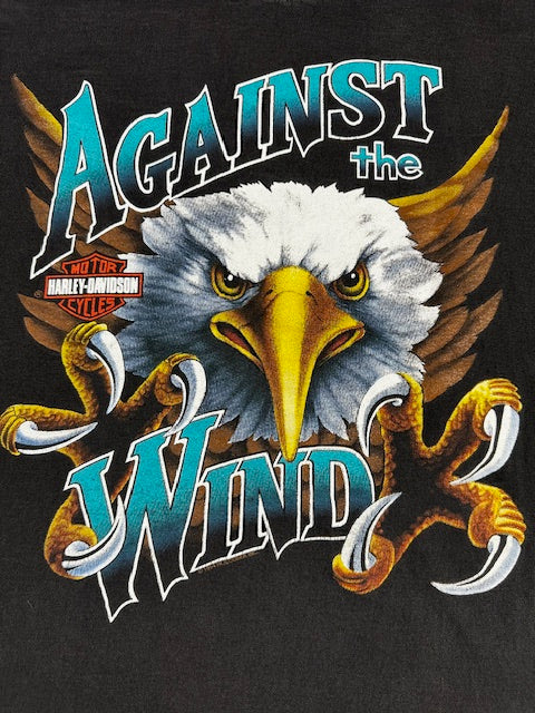 1994 Vintage Harley-Davidson “Against the Wind” Tee – Size M