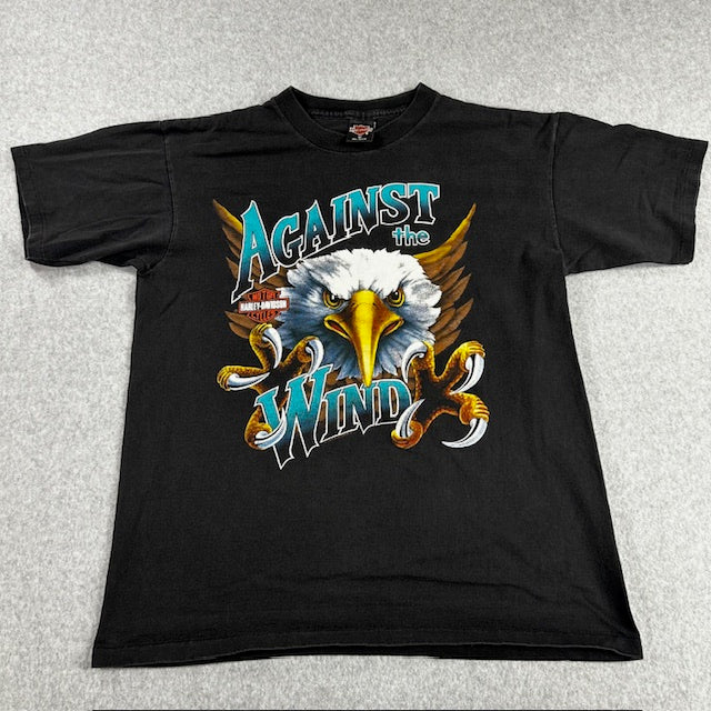 1994 Vintage Harley-Davidson “Against the Wind” Tee – Size M