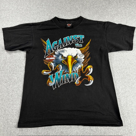 1994 Vintage Harley-Davidson “Against the Wind” Tee – Size M
