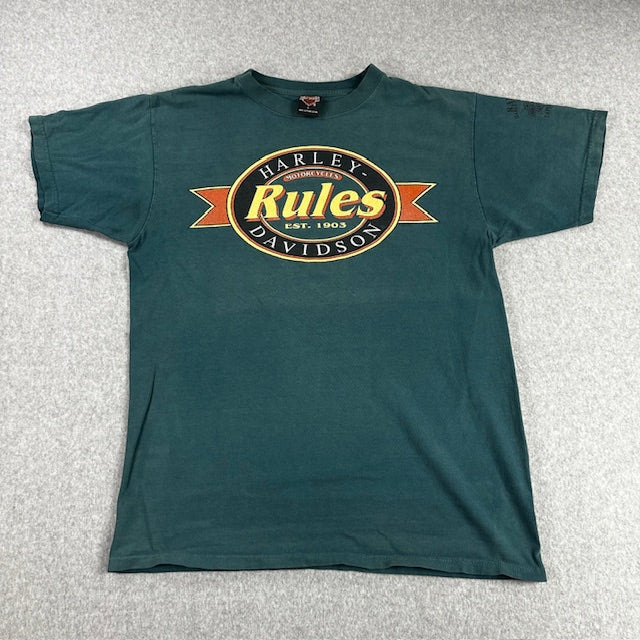 2001 Harley-Davidson “Harley Davidson Rules” Tee – Size L