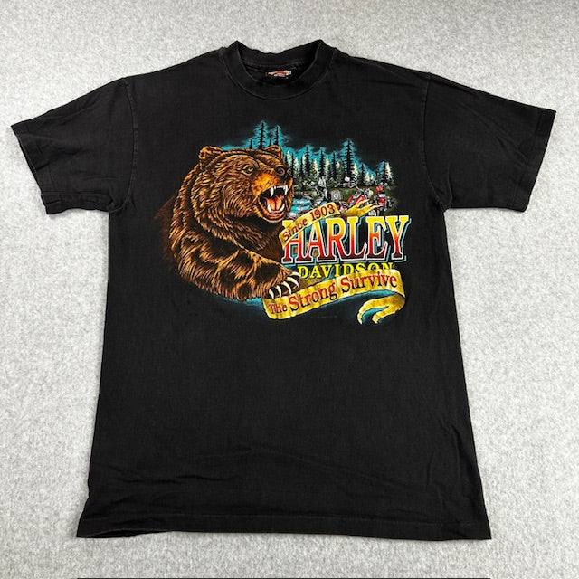 1994 Vintage Harley-Davidson “The Strong Survive” Tee – Size M