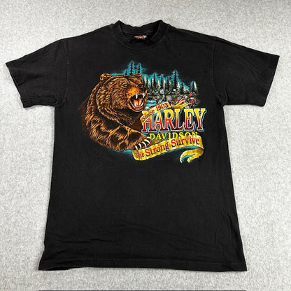 1994 Vintage Harley-Davidson “The Strong Survive” Tee – Size M