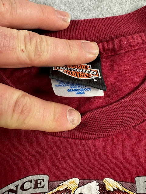 1992 Vintage Harley-Davidson “Barn Wood Milwaukee” Tee – Size L