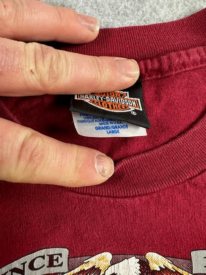 1992 Vintage Harley-Davidson “Barn Wood Milwaukee” Tee – Size L