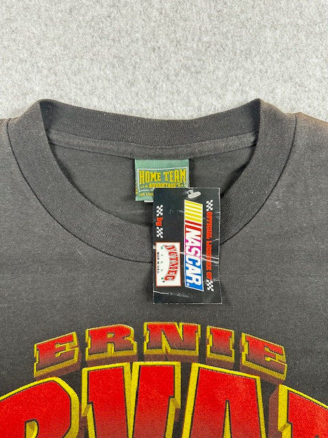 90s Vintage NASCAR Ernie Irvan Helmet tee - Size L