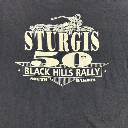 1990 Vintage Harley-Davidson/Sturgis “50th Sturgis Black Hills Rally” Tee – Size XL