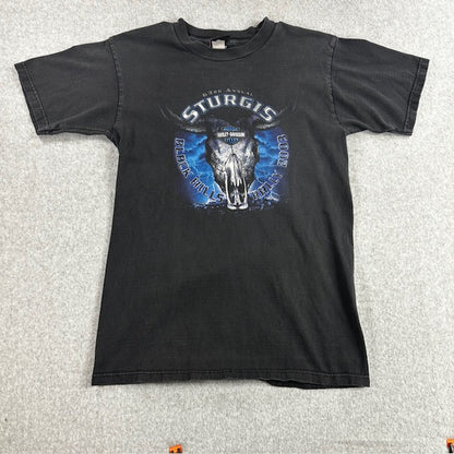 2003 Sturgis "Lightning Bull Skull" tee - Size M