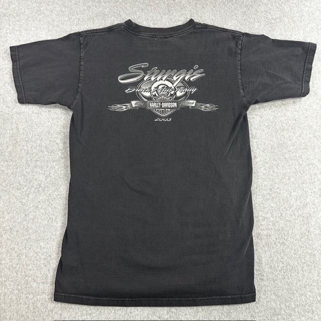 2003 Sturgis "Lightning Bull Skull" tee - Size M