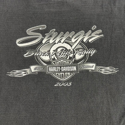 2003 Sturgis "Lightning Bull Skull" tee - Size M