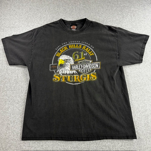 2001 Sturgis "61st Sturgis Black Hills Rally" tee - Size XL