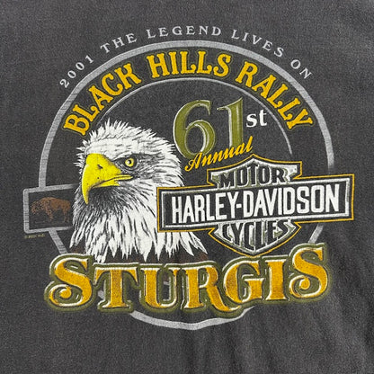 2001 Sturgis "61st Sturgis Black Hills Rally" tee - Size XL
