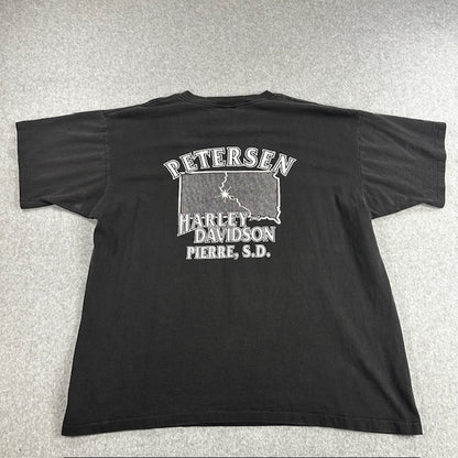 1994 Vintage Harley Davidson "Chrome & Steel" tee - Size XL