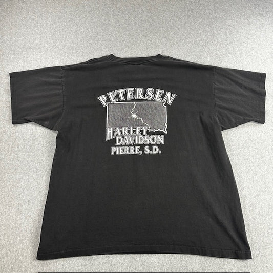 1994 Vintage Harley Davidson "Chrome & Steel" tee - Size XL