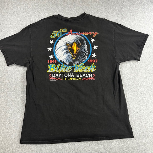 1997 Vintage Harley Davidson "Daytona Bike Week" tee - Size L