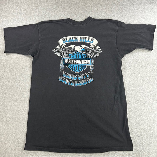 1996 Vintage Harley Davidson "Sturgis Black Hills Rally" tee - Size L
