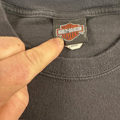 2014 Harley Davidson "Good Guys Wear Black" tee - Size L