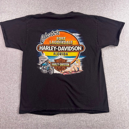 2014 Harley Davidson "Good Guys Wear Black" tee - Size L
