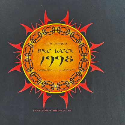 1998 Vintage Daytona Bike Week "57th Annual" tee - Size XL