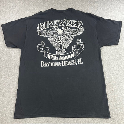 1998 Vintage Daytona Bike Week "57th Annual" tee - Size XL
