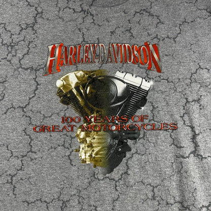 2003 Harley Davidson "100th Anniversary Lightning" tee - Size L