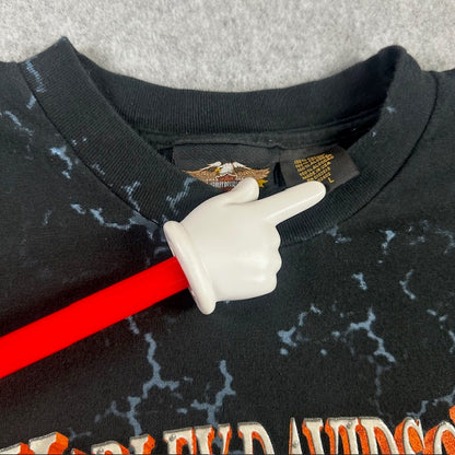 2003 Harley Davidson "100th Anniversary Lightning" tee - Size L