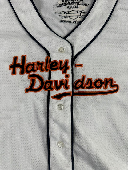 2000's Harley Davidson "Petersburg Baseball Style" jersey - Size 1w