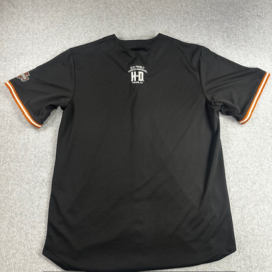 2000's Harley Davidson "Baseball Style" jersey - Size XL