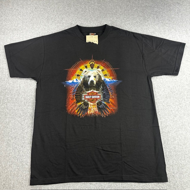 2000 Vintage Harley Davidson "Bear Spirit" tee - Size XL