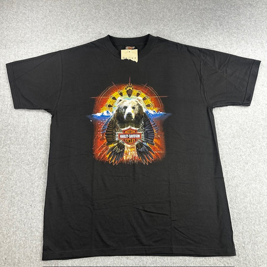 2000 Vintage Harley Davidson "Bear Spirit" tee - Size XL