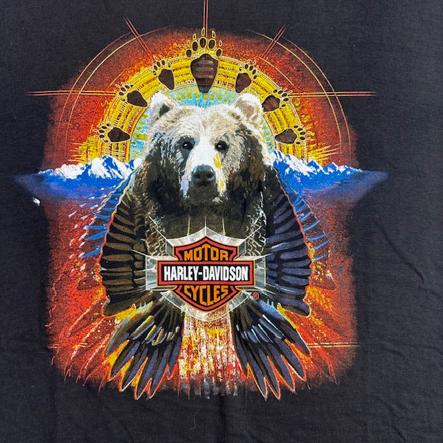 2000 Vintage Harley Davidson "Bear Spirit" tee - Size XL