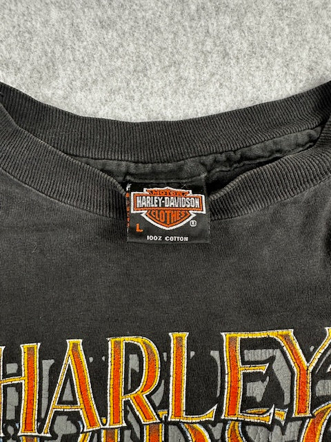 1992 Vintage Harley Davidson "Bald Eagle" crop top - READ DESC.