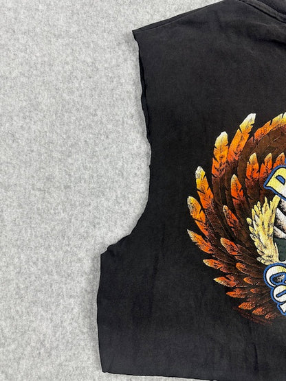 1992 Vintage Harley Davidson "Bald Eagle" crop top - READ DESC.