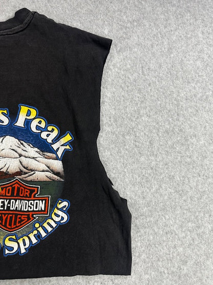 1992 Vintage Harley Davidson "Bald Eagle" crop top - READ DESC.