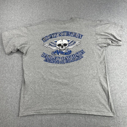 1995 Vintage Harley Davidson "Ride American" tee - READ DESC.