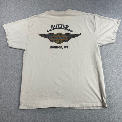 2007 Harley Davidson "Riding a Harley and Chasing Tail" tee - Size XL