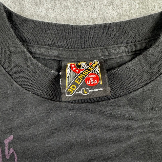 1995 Vintage Daytona 3d Emblem "95 Daytona Bike Week" tee - Size L