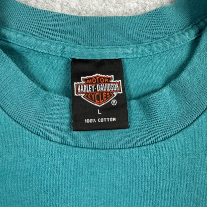 1996 Vintage Harley Davidson "Wolf & Eagle Dreamcatcher" tee - Size L
