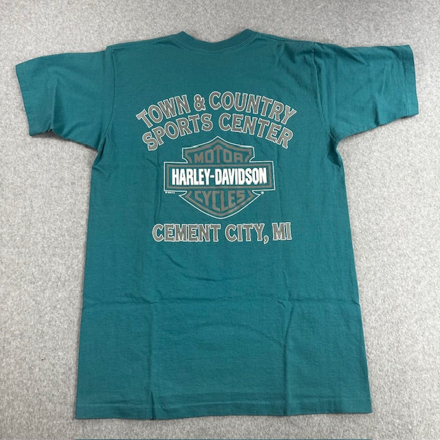 1996 Vintage Harley Davidson "Wolf & Eagle Dreamcatcher" tee - Size L