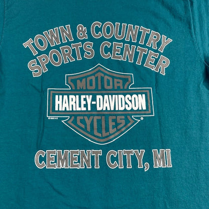 1996 Vintage Harley Davidson "Wolf & Eagle Dreamcatcher" tee - Size L