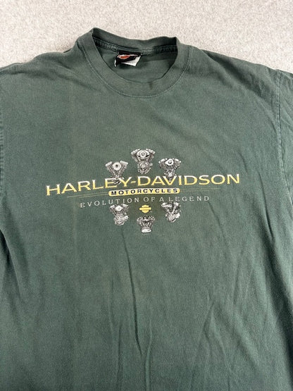 2002 Harley Davidson "Evolution of a Legend" tee - Size L